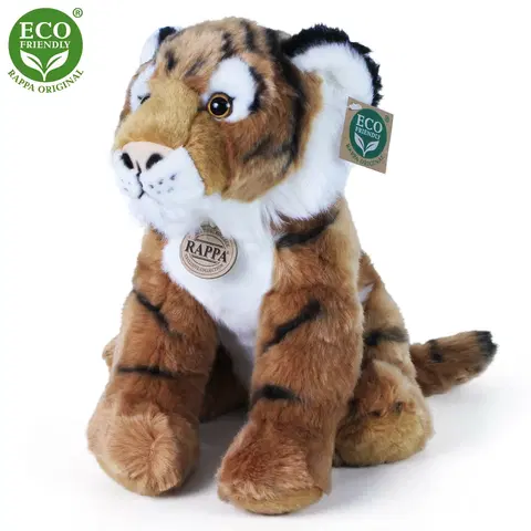 Plyšáci Plyšový tiger sediaci 30 cm ECO-FRIENDLY