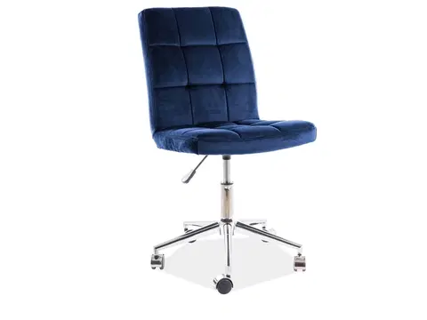 Kancelárske stoličky K-020 kancelárska stolička, modrá