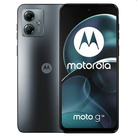 Mobilné telefóny Motorola Moto G14, 4/128GB, Steel Gray