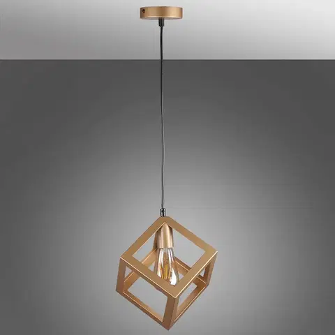 Moderné lampy do obývačky Závesné svietidlo Sweden-1 gold 1xE27