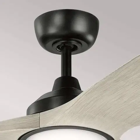 Stropné ventilátory so svetlom KICHLER Stropný ventilátor Imari LED, trojlopatkový