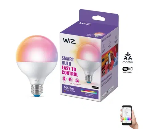Žiarovky WiZ LED RGB Stmievateľná žiarovka G95 E27/11W/230V 2200-6500K Wi-Fi - WiZ 