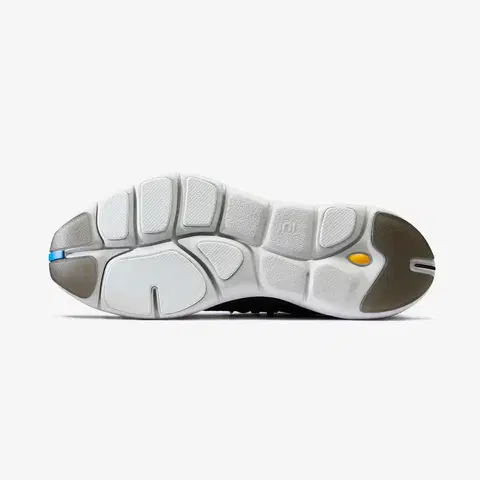 pánske tenisky Pánska bežecká obuv Jogflow 500.1 tmavosivo-žltá