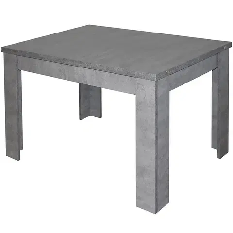 Jedálenské stoly Rozkladací stôl Filip 102/204x80cm betón