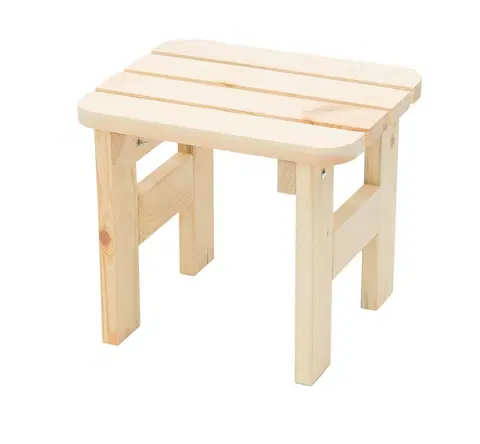 Kreslá DEOKORK Masívna drevená záhradná stolička z borovice drevo 32 mm