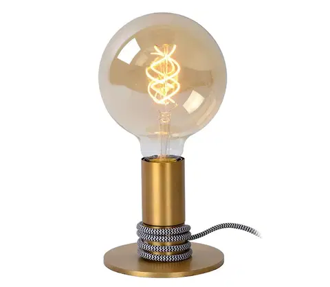 Lampy Lucide Lucide 45576/01/02 - Stolná lampa MARIT 1xE27/40W/230V zlatá 