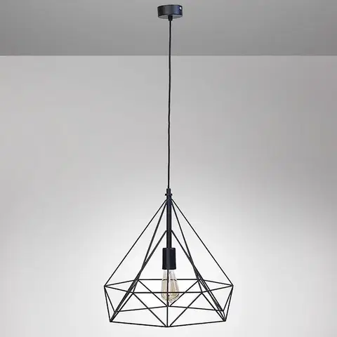 Moderné lampy do obývačky Luster Szach 2703/Z-B-1 Čierna Lw1