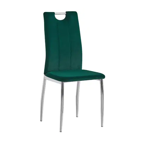 Jedálenské stoličky a kreslá Jedálenská stolička OLIVA NEW Tempo Kondela Smaragdová