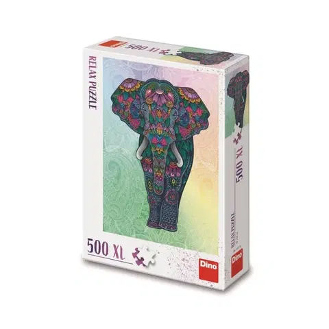 Hračky puzzle DINO - Slon 500 Xl Relax Puzzle