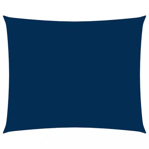 Stínící textilie Tieniaca plachta obdĺžniková 5 x 6 m oxfordská látka Dekorhome Modrá