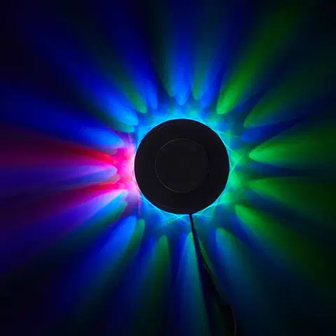 Vnútorné dekoratívne svietidlá Briloner RGB LED svetelné koleso - dekoratívne svetlo s hudobným senzorom