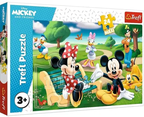 Hračky puzzle TREFL - Puzzle Mickey Mouse medzi priateľmi