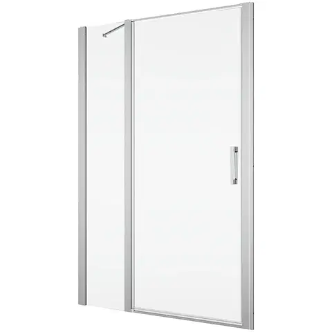 Sprchovacie dvere; priečky Kyvadlové dvere jednodielne  s pevným prvkom v línii Divera D22T13 100 40 50 07