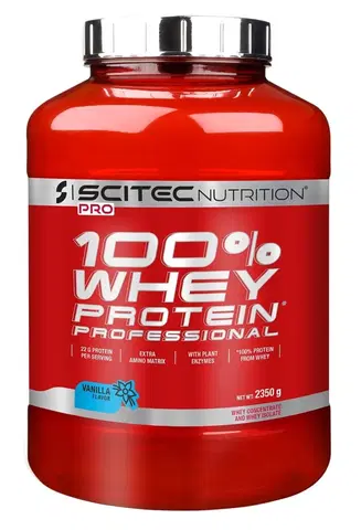 Srvátkový koncentrát (WPC) 100% Whey Protein Professional - Scitec Nutrition 2350 g Kiwi Banana