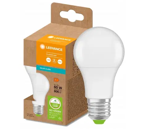 LED osvetlenie Ledvance LED Žiarovka z recyklovaného plastu A60 E27/8,5W/230V 4000K - Ledvance 