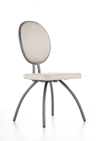 Jedálenské stoličky HALMAR K298 jedálenská stolička svetlosivá / grafit