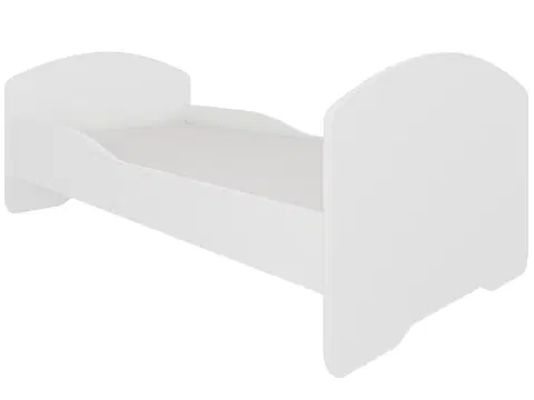 Postele NABBI Playa detská posteľ s matracom 80x160 cm biela