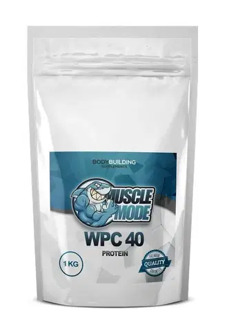 Srvátkový koncentrát (WPC) WPC 40 Protein od Muscle Mode 1000 g Neutrál
