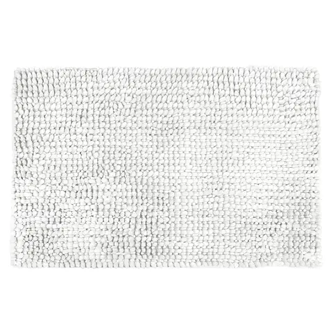 Koberce a koberčeky Bo-ma Kúpeľňová predložka Ella micro biela, 50 x 80 cm