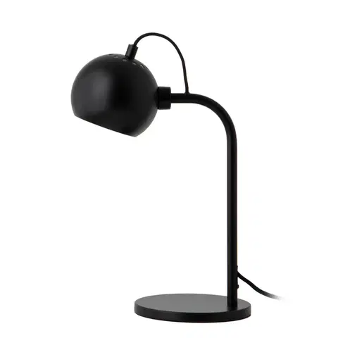 Stolové lampy FRANDSEN FRANDSEN Ball Single stolová lampa, čierna