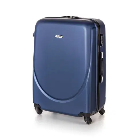 Batohy Pretty UP Cestovný škrupinový kufor ABS16, modrá