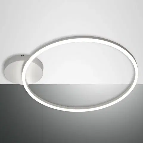 Stropné svietidlá Fabas Luce Stropné LED svietidlo Giotto 1-pl., biele