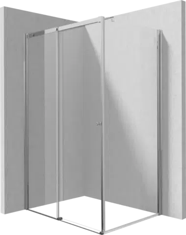 Sprchovacie kúty DEANTE/S - Sprchovací kút posuvné dvere 140 pevná stena 30 KTS_083P+KTSP014P+KTS_0P1X KERRIA/0286