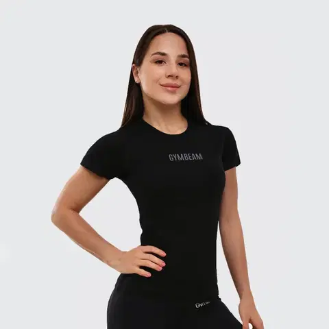 Tričká a tielka GymBeam Dámske tričko FIT Black  XL