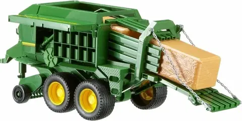 Hračky - dopravné stroje a traktory BRUDER - 02017 Balíkovač slamy John Deere