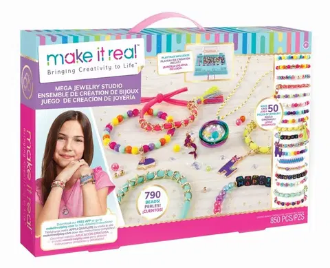 Kreatívne a výtvarné hračky MAKE IT REAL - Sada Pre Výrobu Šperkov