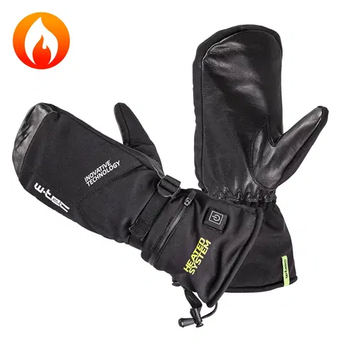 Zimné rukavice Vyhrievané palčiaky W-TEC HEATster čierna - XS