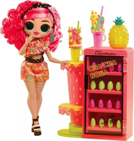 Hračky bábiky MGA - L.O.L. Surprise! OMG Nechtové štúdio s bábikou - Pinky