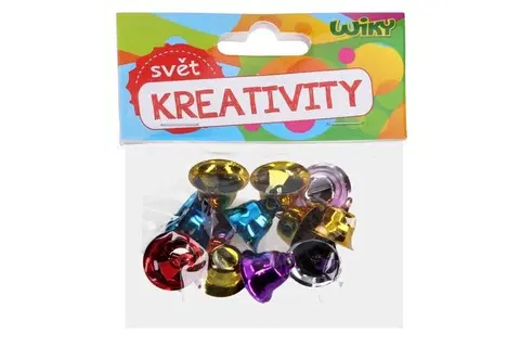 Kreatívne a výtvarné hračky WIKY - Zvonček farebný 12ks