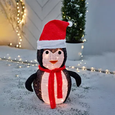 Drobné dekorácie a doplnky LED tučniak