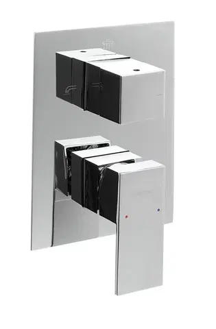 Kúpeľňové batérie SAPHO - LATUS podomietková sprchová batéria, 3 výstupy, chróm 1102-44