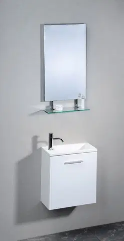 Kúpeľňa GELCO - LATUS III umývadlová skrinka 45x50x23,2cm, biela 55541