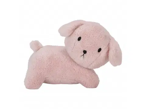 Plyšové hračky LITTLE DUTCH - Psík Snuffie Fluffy Pink 25 cm
