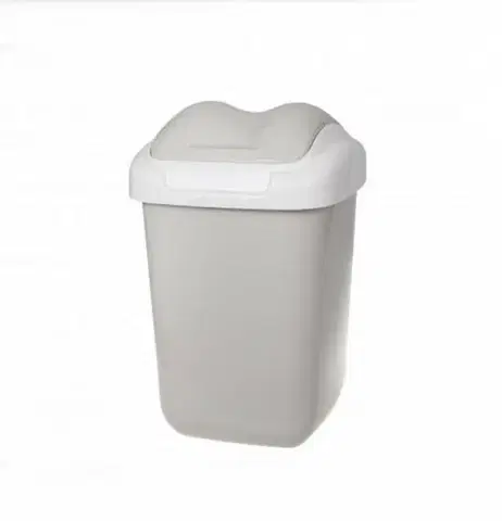 Odpadkové koše Kinekus Kôš na odpad preklápací 15 l, plastový, FALA, cappuccino