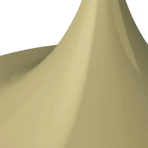 Závesné svietidlá GUBI GUBI Polozávesné svietidlo, Ø 47 cm, feniklové semienko, krémový lesk