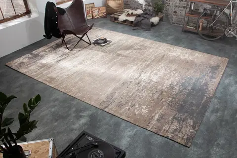 Koberce LuxD Dizajnový koberec Rowan 350 x 240 cm sivo-béžový