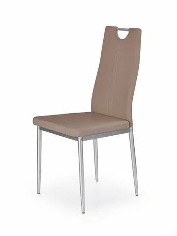 Jedálenské stoličky a kreslá Jedálenská stolička K202 Halmar Cappuccino