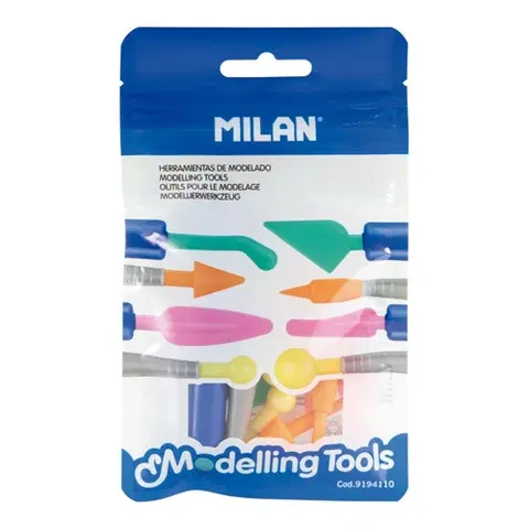 Hračky MILAN - Nástroje na plastické modelovanie 10 ks - blister