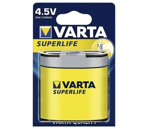 Predlžovacie káble VARTA Varta 2012 - 1 ks Zinkouhlíková batéria SUPERLIFE 4,5V 