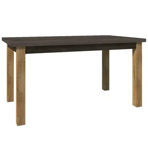 Jedálenské stoly Rozkladací stôl Montana 160/203x90cm stw dub lefkas smooth grey