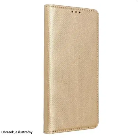 Puzdrá na mobilné telefóny Knižkové puzdro Smart Case Book pre Xiaomi 1212X, zlatá TEL177934