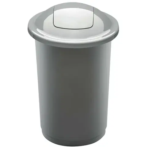 Odpadkové koše Odpadkový kôš na triedený odpad Top Bin 50 l, strieborná