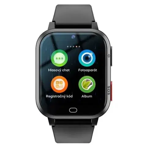Inteligentné hodinky CARNEO SeniorSafe Plus 4G, čierne