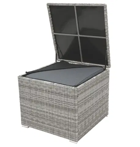 Príslušenstvo DEOKORK Box na podušky SEVILLA 82 x 82 cm (sivá)