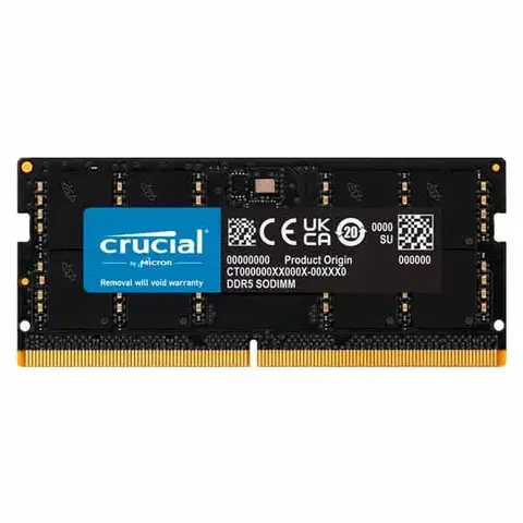 Pamäte Crucial 32GB DDR5-4800 SODIMM CL40 Operačná pamäť CT32G48C40S5