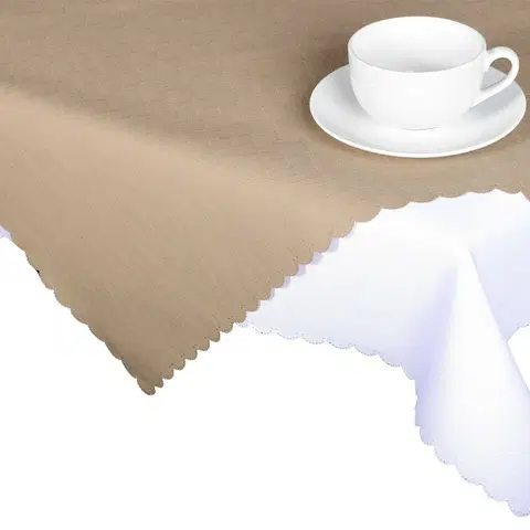 Obrusy Forbyt Obrus teflónový kávová, 80 x 80 cm